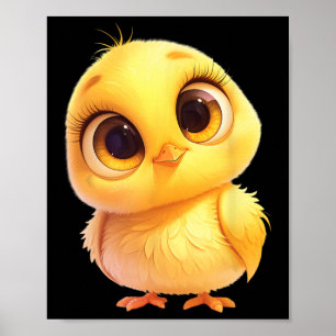 By Chick Farm Animal Chicken Poultry Farmer Men Wo Poster
