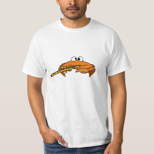 BY- Crab Playing the Flute T-shirt