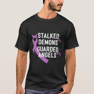 By Demons Guarded By Angels End Addiction  T-Shirt