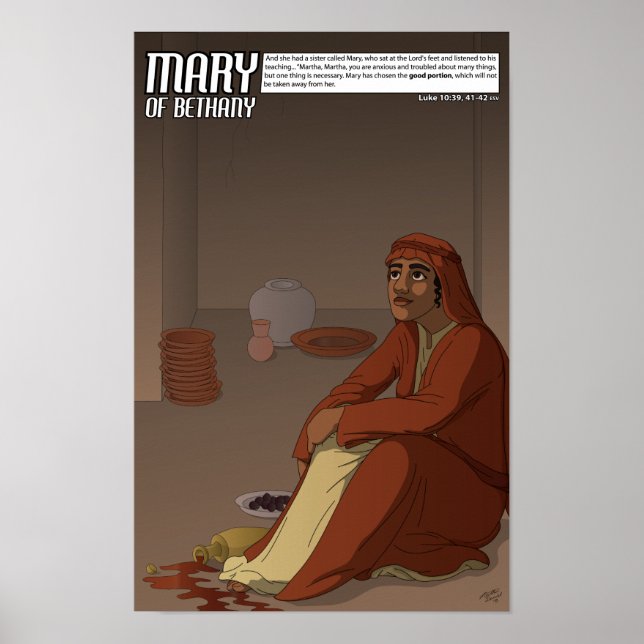 By Faith Series - Mary of Bethany 11" x 17" Poster (Front)