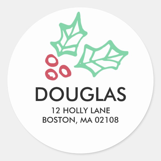 By Golly Collection Classic Round Sticker (Front)