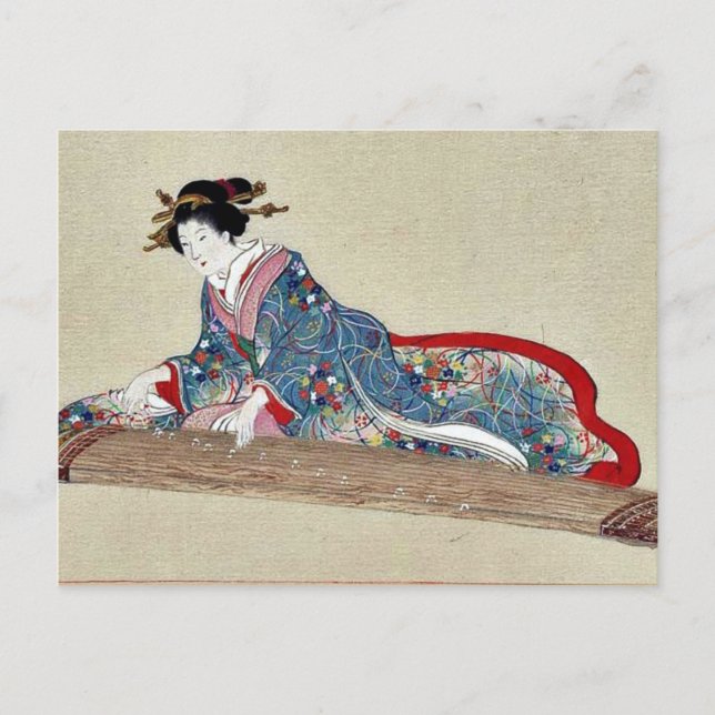 by Hasegawa, Settei Ukiyo-e. Postcard (Front)