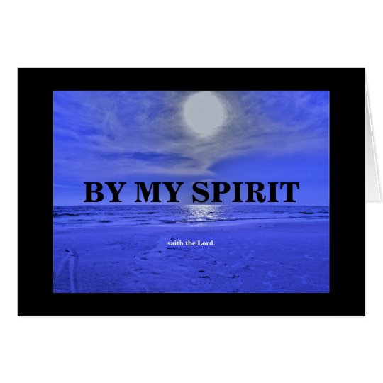 BY MY SPIRIT./THE BATTLE CARD