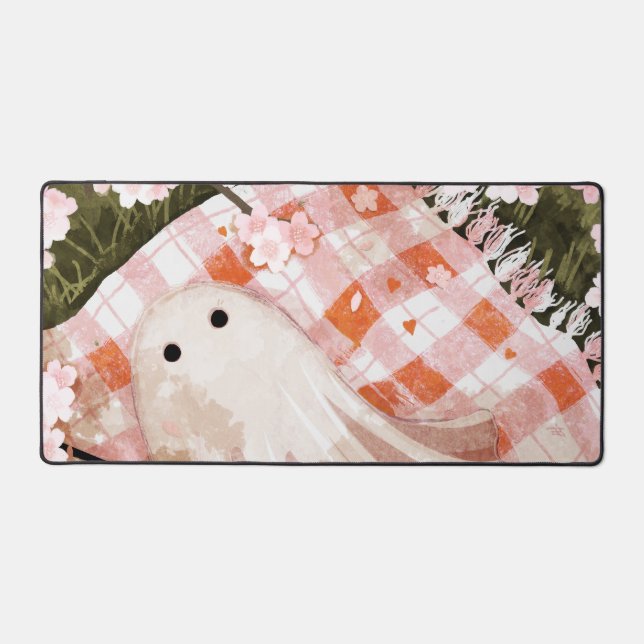 By Myself Hanging Tapestry Desk Mat (Front)