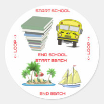 By school to beach