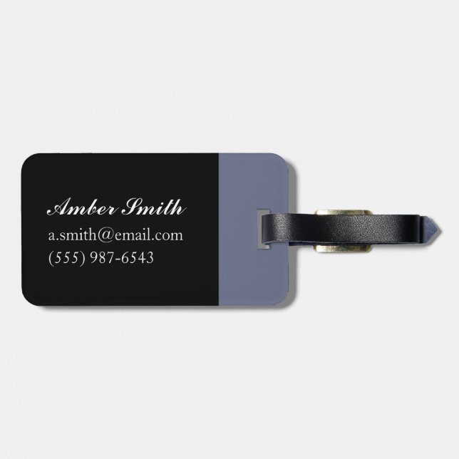 By the Beach 2007 Luggage Tag (Back Horizontal)