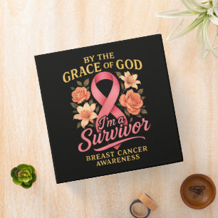 By The Grace Of God Breast Cancer Survivor Faith Binder