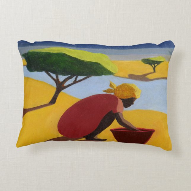 By the River 2007 Decorative Pillow (Back)