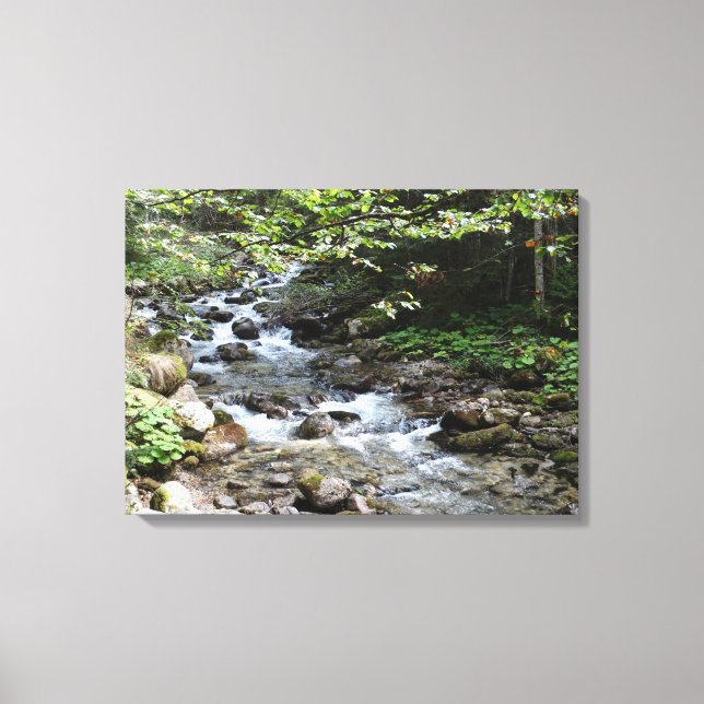 By The River Photograph Stretched Canvas Print (Front)