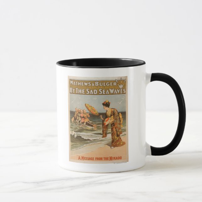 By the Sad Sea Waves "Message from Mikado" Mug (Right)