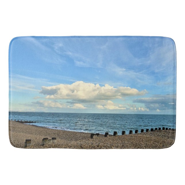 By the Sea Bath Mat (Front)