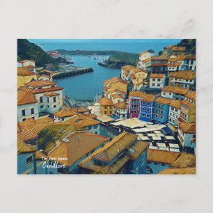 By the Sea Cudillero - The Real Spain Pos Postcard