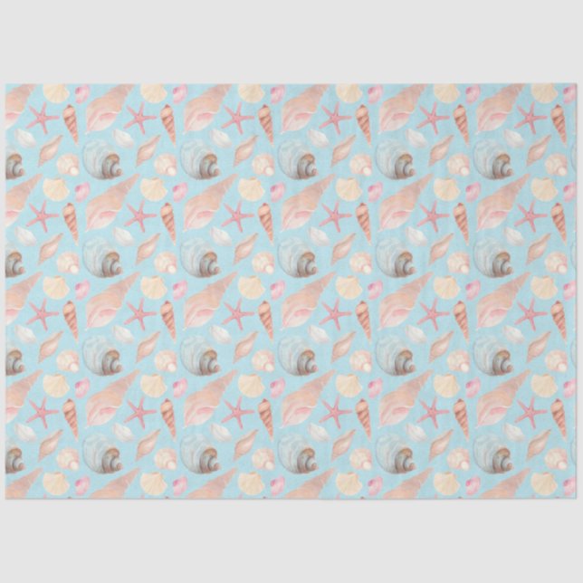 By the Sea Series Design 9 Tissue Paper (Front)