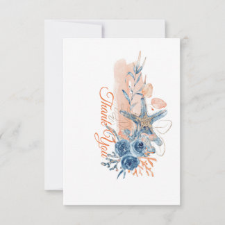 By the Sea Thank You Card