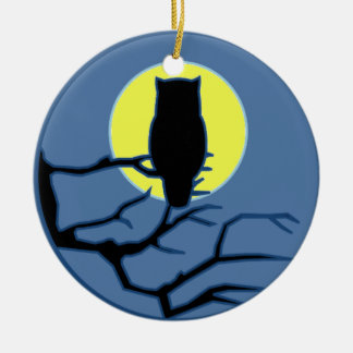 By the Shadow of the Moon Ceramic Ornament