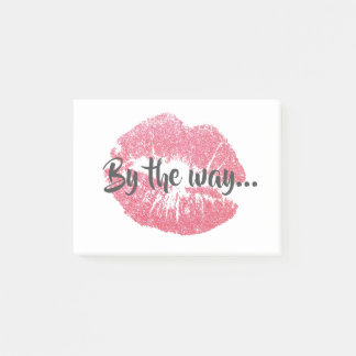 By the way... post-it notes