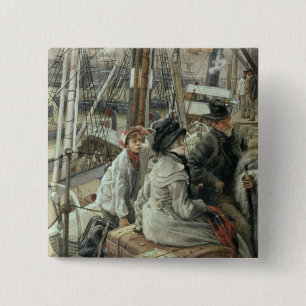 By Water, c.1881-2 2 Inch Square Button