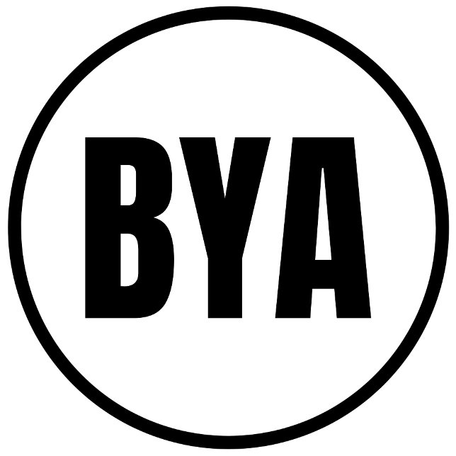 BYA - Sticker rond classique de frontière (Créateur téléchargé)