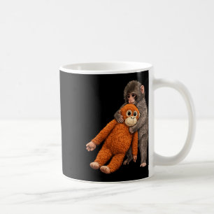 Byby Viral Monkey Punch Hugging  Coffee Mug
