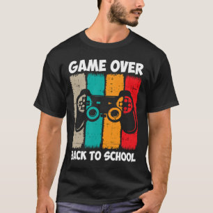 Byck To School Funny Game Over Teacher Student Vid T-Shirt