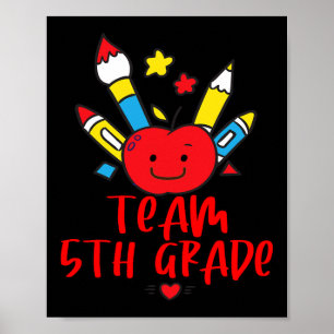 Byck To School Team 5th Grade Hello Student Teache Poster