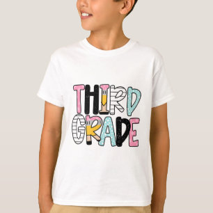 Byck To School Third Grade Teacher First Day Of 3r T-Shirt