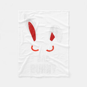 Byd Bunny Scary Rabbit Cool Animal Lover Fleece Blanket