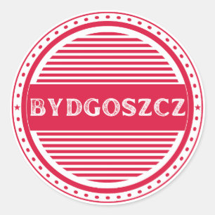 Bydgoszcz City Pride Emblem – Polish Identity Classic Round Sticker