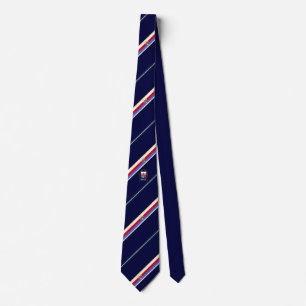 Bydgoszcz stripes flag tie