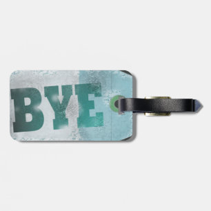 Bye Airplane Style Tag