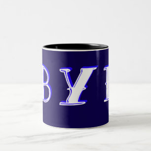 BYE – Bold Sarcastic Attitude Design Two-Tone Coffee Mug