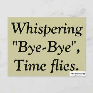 "Bye-Bye" - A Truth Postcard