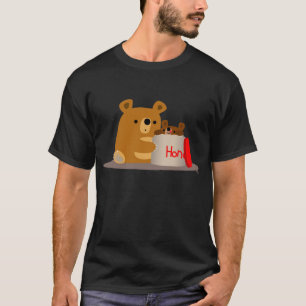 Bye Bye Honey! Cute Cartoon Bears T-Shirt