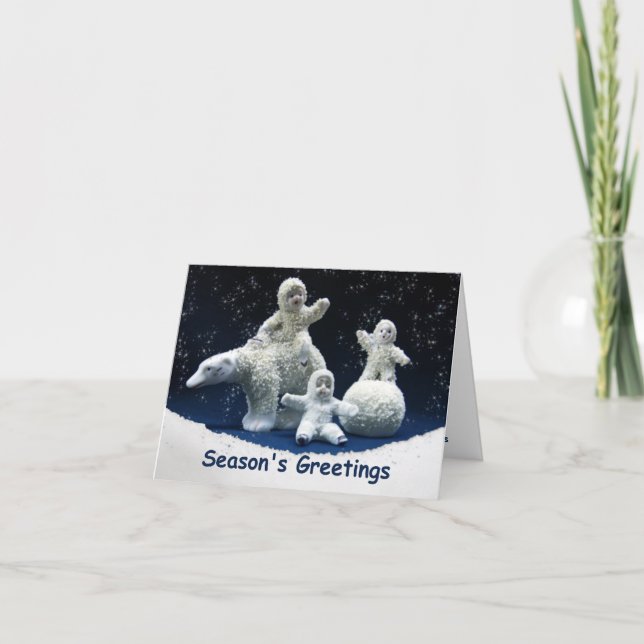 Bye Bye Snow Babies Card (Front)