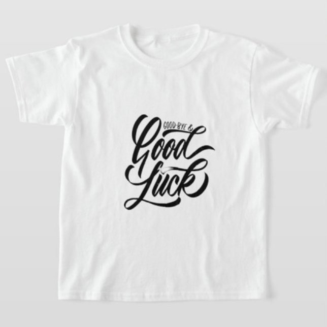 Bye Et Good Luck Boys Enfants Tshirts (Créateur téléchargé)