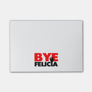 Bye Felicia Hand Wave Post-it Notes