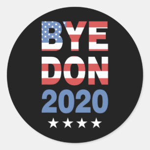 Byedon 2020 Anti-trump Pro Joe Biden Kamala Harris Classic Round Sticker