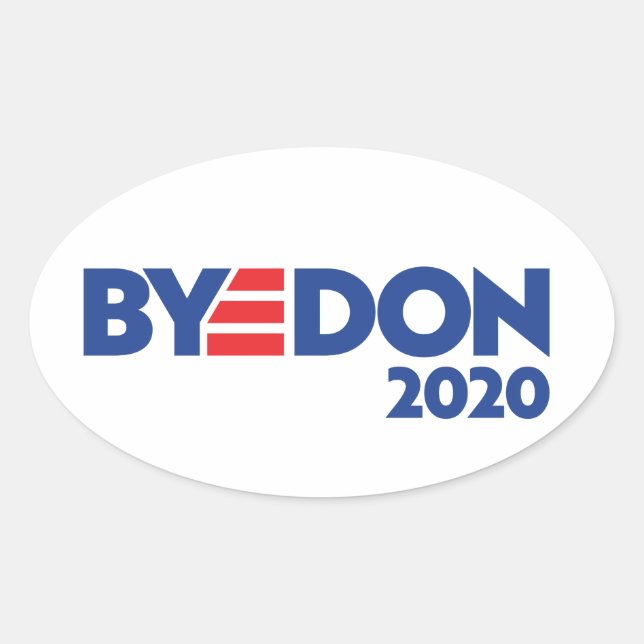 BYEDON OVAL STICKER (Front)