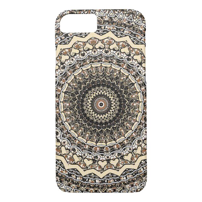Bygone Love Mandala Kaleidoscope Pattern iPhone 7 Case-Mate iPhone Case (Back)