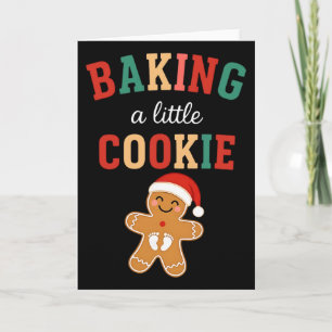 Byking A Little Cookie Pregnant Christmas Mom To B Card