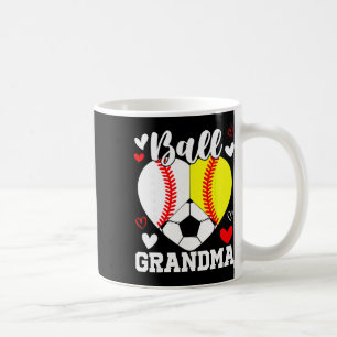 Byll Grandma Funny Bysebyll Softbyll Soccer  Coffee Mug