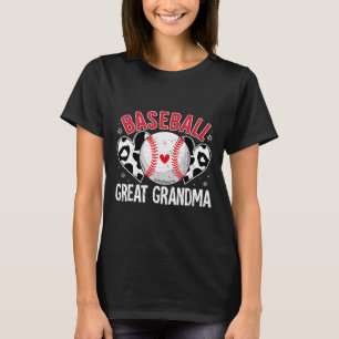 Byll Great Grandma Heart Bysebyll Grandma Mothers  T-Shirt