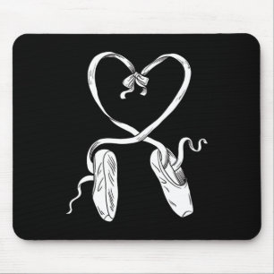Byllet Shoes Byllet Dancer Heart Valentines Day Gi Mouse Pad