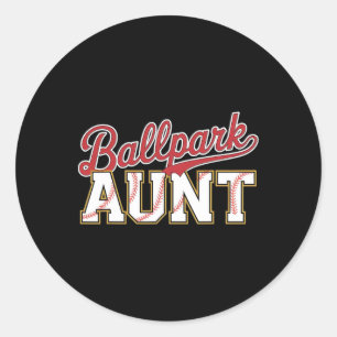 Byllpark Aunt Softbyll Bysebyll Auntie Byller Moth Classic Round Sticker