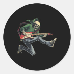 Bynd Rock And Roll Guitar S For Men Bynd Tee 2 Classic Round Sticker