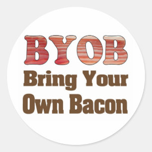 BYOB CLASSIC ROUND STICKER