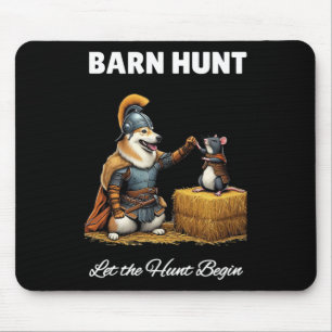 Byrn Hunt Lover - Cute Warrior Rat And Icelandic S Mouse Pad
