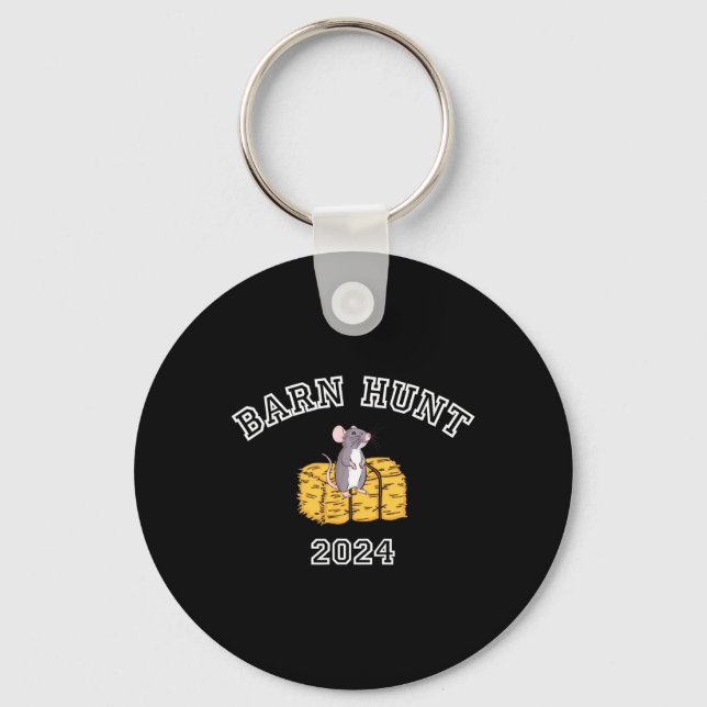 Byrn Hunt Lover - Rn Hunt 2024 With Cute Rat And H Keychain (Front)