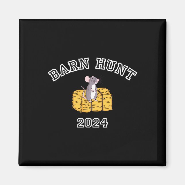 Byrn Hunt Lover - Rn Hunt 2024 With Cute Rat And H Magnet (Front)