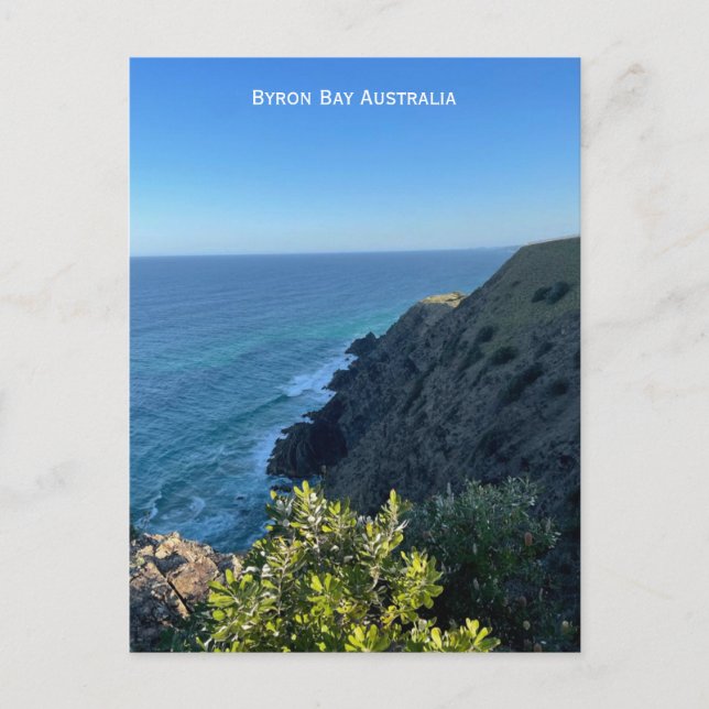 Byron Bay Australia sea view 1 Postcard (Front)